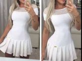 Vestido com detalhe