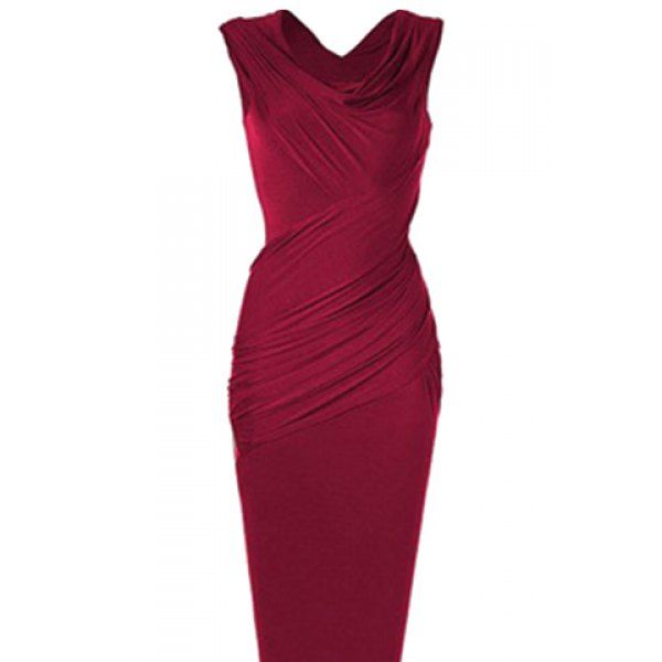 Vestido em malha c/laycra em alta costura